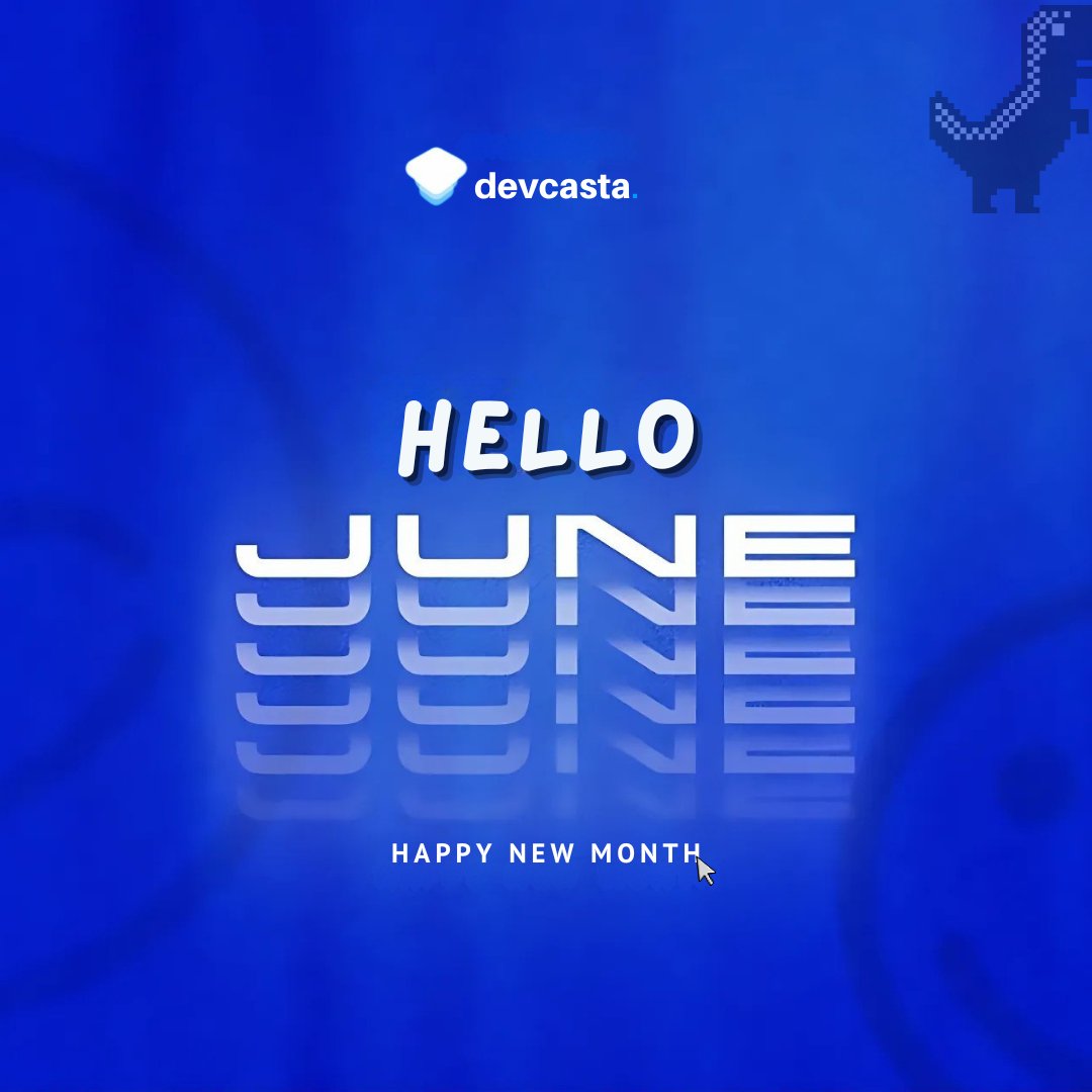 Devcasta's tweet photo. 🌞 Hello June!

New month, new energy, same DevCasta grind.
We're building, growing, and bringing Web3 closer to YOU.

💡 From live events to epic opportunities-you don't want to miss what’s coming.

✨ Let’s make this month legendary. https://t.co/VFUGHwkhvN