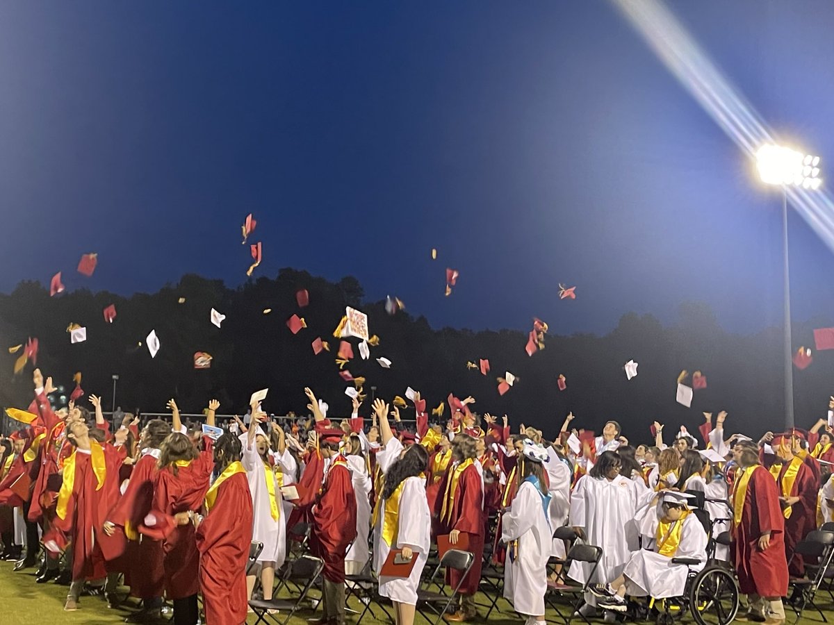 Godspeed, Class of 2025. 🐾 ♥️💛 ⁦<a href="/glndschools/">Goochland County Public Schools Schools</a>⁩