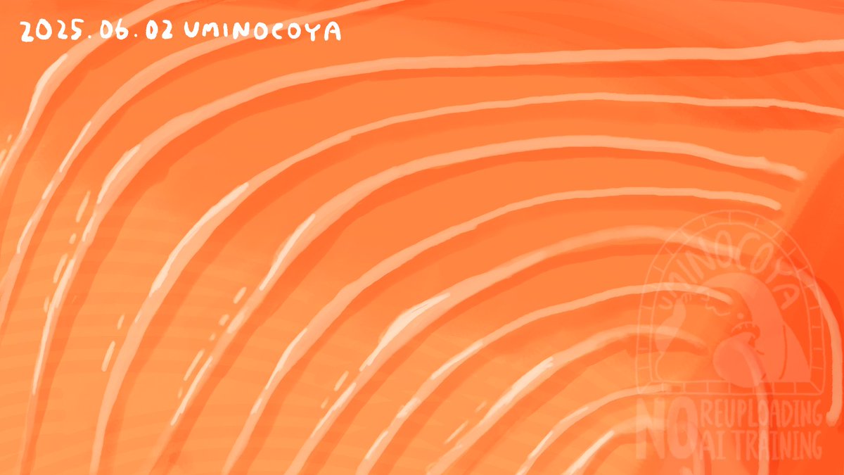 週の始まり月曜日、気合いのサーモン。今週もがんばるぞ〜！！！