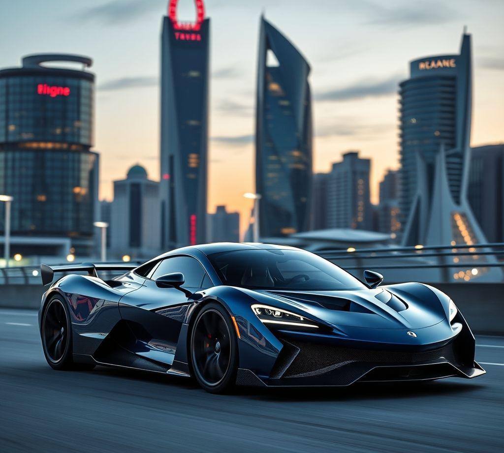 Cars_parsonsai's tweet photo. The future is fast and silent. A deep blue Rimac Nevera effortlessly navigating a futuristic cityscape at dusk. Electric power redefined. โก๏ธ๐๏ธ #RimacNevera #ElectricHypercar #FutureOfSpeed #EV #CuttingEdgeDesign https://t.co/2d68Ov1OjE