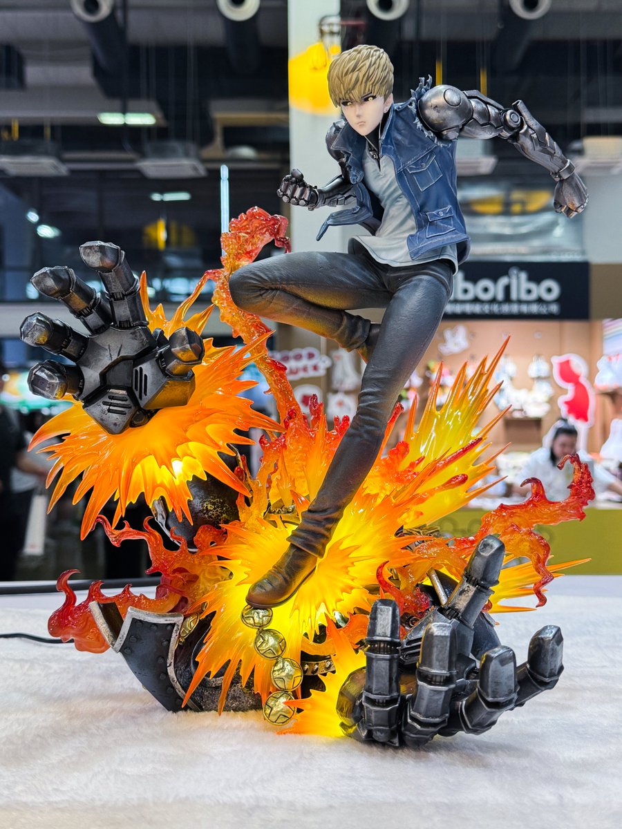 Prime1Studio's tweet photo. \✨CICAF 2025 展示情報✨/
平熱系最強ヒーローの活躍を描く
アニメ『ワンパンマン』より
「ジェノス」が展示中👊
■ご予約はこちら
https://t.co/MrHr955XZc
#onepunchman #CICAF
#PRISMAWING #prime1studio https://t.co/2IxeVYY2rL