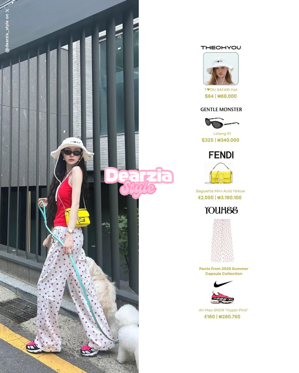 dearzia_style's tweet photo. 2025.05.28 | #SongJia (@/dear.zia) on Instagram 🍓🌹

She's wearing: #Youhee #Nike #Fendi #GentleMonster #Theohyou

[Tags]
#SongJia #Freezia #Dearzia #Zia #SUBLIME #Model #Fashion #Celeb #Style #FreeziaFashion https://t.co/BWB8AK4vct