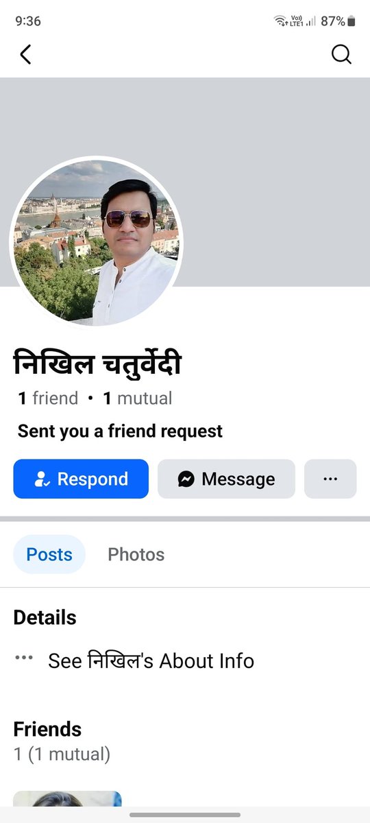 nikhilca1986's tweet photo. @facebook @Uppolice someone has created my fake profile on Facebook using my profile picture and sending invite to my friends and relatives. Please get this profile blocked. https://t.co/0MYmVMbKKA