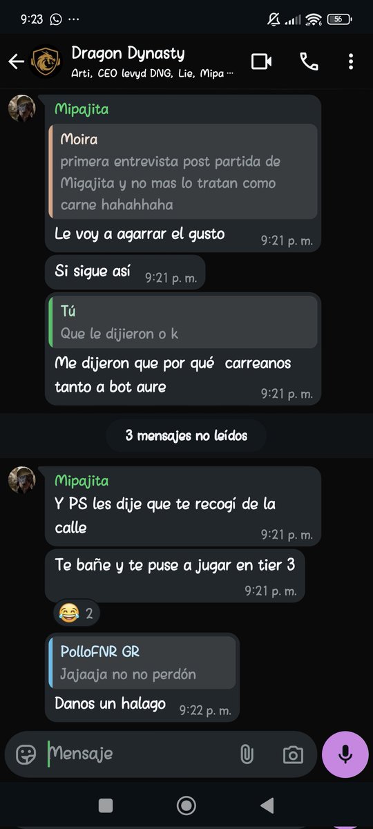 Queda en evidencia que <a href="/Miigajita/">Migajita</a> me metió al mundo del estres