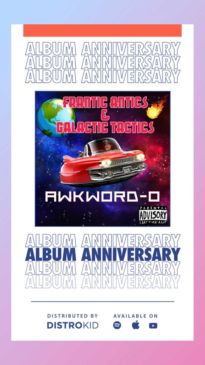 AwkWordO's tweet image. One of my favorite albums I&apos;ve made. Go check it out on your favorite streaming service. #DistroKid