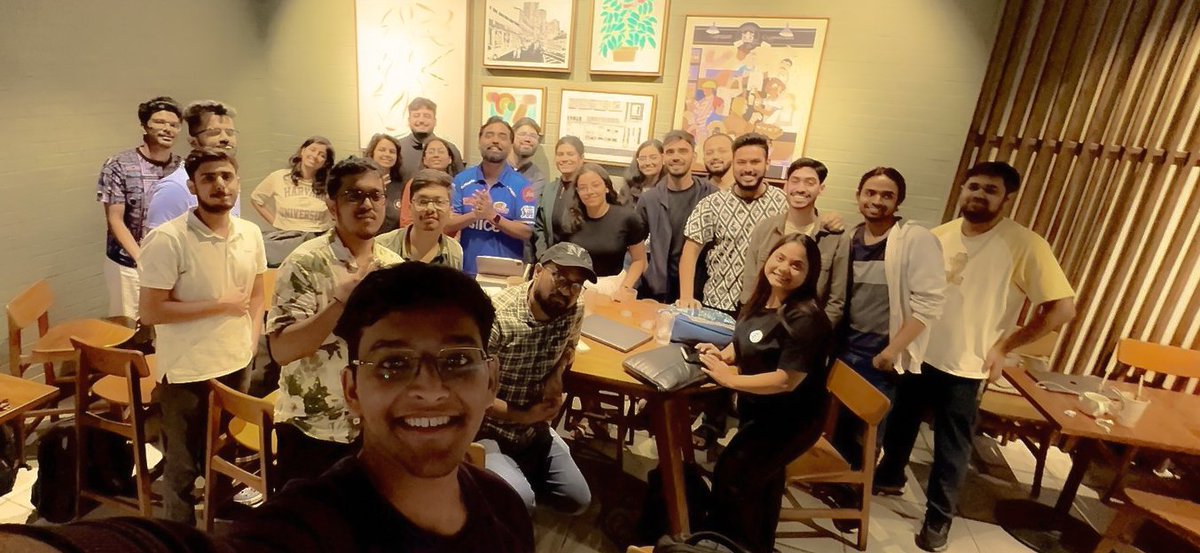 Namra (@maniarnamra) on Twitter photo Started the month on a high note at <a href="/sunnykgupta/">Sunny R Gupta</a>’s impromptu meetup last night.
Met some really sharp minds, had meaningful conversations, and left feeling super energized.
Grateful for spaces like these where ideas, people, and good energy come together. Started the month on a high note at <a href="/sunnykgupta/">Sunny R Gupta</a>’s impromptu meetup last night.
Met some really sharp minds, had meaningful conversations, and left feeling super energized.
Grateful for spaces like these where ideas, people, and good energy come together.