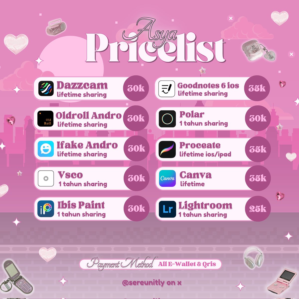 WTS WTB APLIKASI PREMIUM EDISI APLIKASI EDIT ANDRO IOS <a href="/sereunitly/">cha ★</a>

DAZZCAM CANVA OLDROLL IFAKE VSCO IBISPAINT GOODNOTES POLAR PROCEATE LIGHTROOM

💌  whatsapp bit.ly/wa-Syaa

#zonauang 65