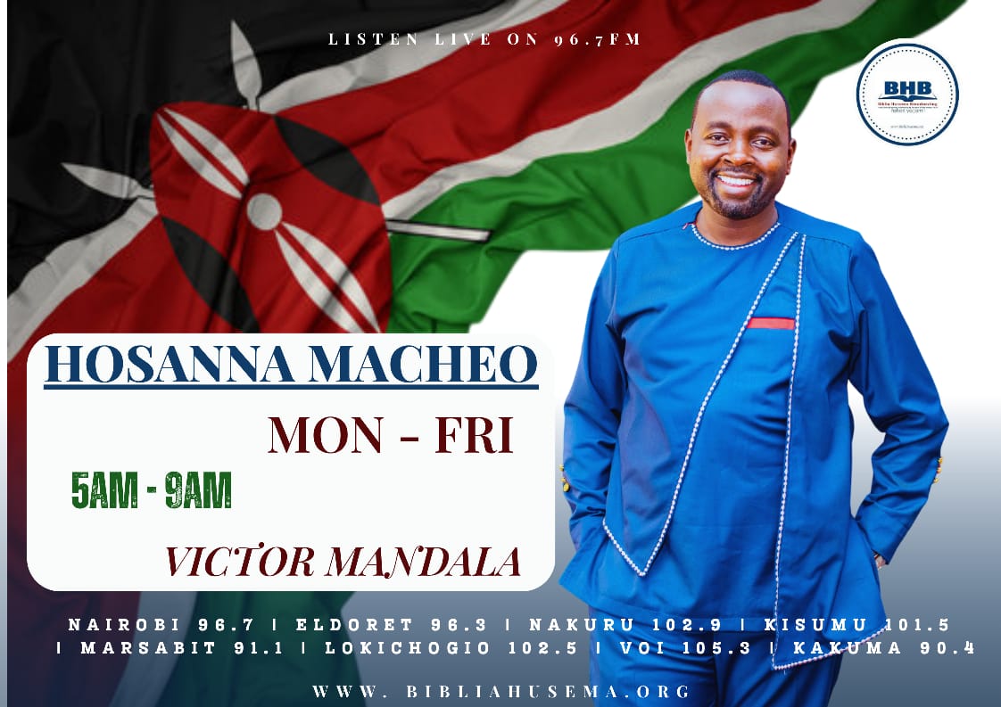 Biblia Husema 96.7fm (@bhusema) on Twitter photo HOSSANA MACHEO
Happy New Month
Yeremia 29:11
Maana nayajua mawazo ninayowawazia ninyi, asema BWANA, ni mawazo ya amani wala si ya mabaya,kuwapa ninyi tumaini siku zenu za baadaye
youtube.com/watch?v=hkvJ74โฆ
#Hossanamacheo <a href="/BHusema/">Biblia Husema 96.7fm</a> @VictoMandalaMC #Himizo #HappyNewMonth #HappyNewWeek HOSSANA MACHEO
Happy New Month
Yeremia 29:11
Maana nayajua mawazo ninayowawazia ninyi, asema BWANA, ni mawazo ya amani wala si ya mabaya,kuwapa ninyi tumaini siku zenu za baadaye
youtube.com/watch?v=hkvJ74โฆ
#Hossanamacheo <a href="/BHusema/">Biblia Husema 96.7fm</a> @VictoMandalaMC #Himizo #HappyNewMonth #HappyNewWeek