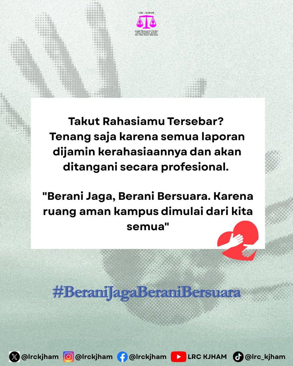 lrckjham's tweet photo. #BeraniJagaBeraniBersuara #CommUndip#lrckjham #satgasppkundip https://t.co/6SGmcn8cDq