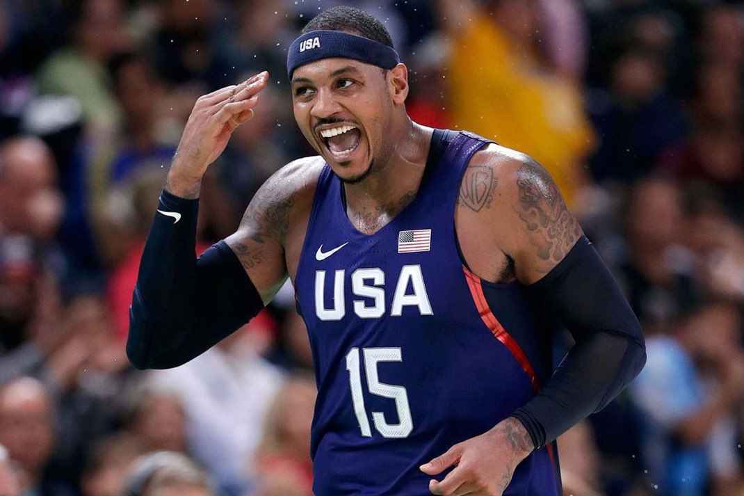 The only US players to score 300+ Olympic Points

-LeBron james
-Kevin Durant 
-Carmelo Anthony 

Pure hoopers 🔥