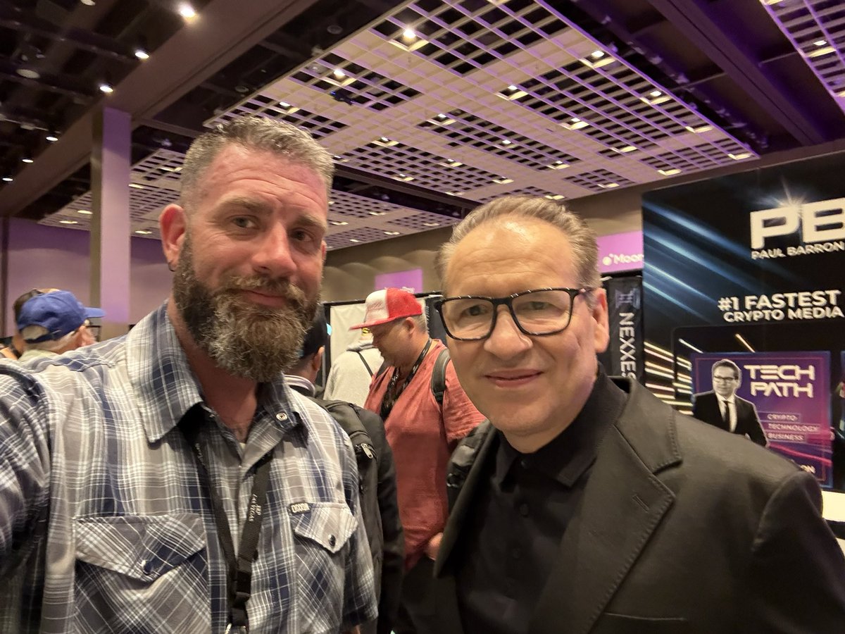 fire143man's tweet photo. XRP Las Vegas 2025, meeting community leaders and getting to hear great panel interviews! https://t.co/nLEFxTzijE