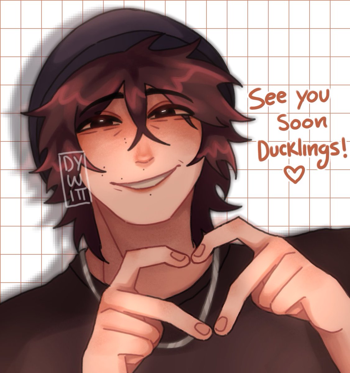 We will miss u a lot, Quacks. Good luck! 💗 #Quackityfanart #Quackity