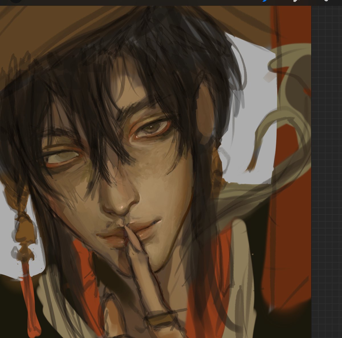 2nd eye started wooo! Sorry for not posting recently I got super busy 😞 
✨COMMISSIONS  ARE  OPEN!
click  below  for  info!  ⬇️
linktr.ee/Inumeya

#artist #Vgen #trending #foryou #digital #digitalart #anime #drawing #oc #character #procreate #tutorial #rendering #wip