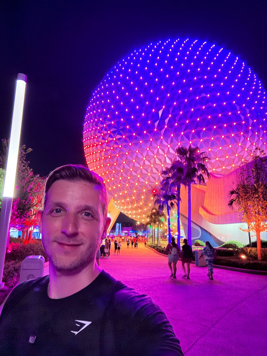 Epcot is one of the most visually stunning parks in the world, especially at night!