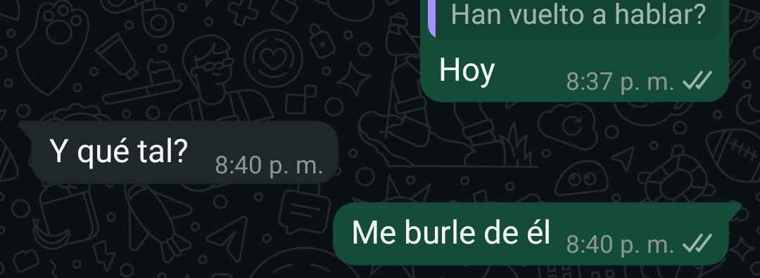 BlakeMaltercio's tweet photo. Yo hablando con el que me gusta. https://t.co/BLkmFgfozy