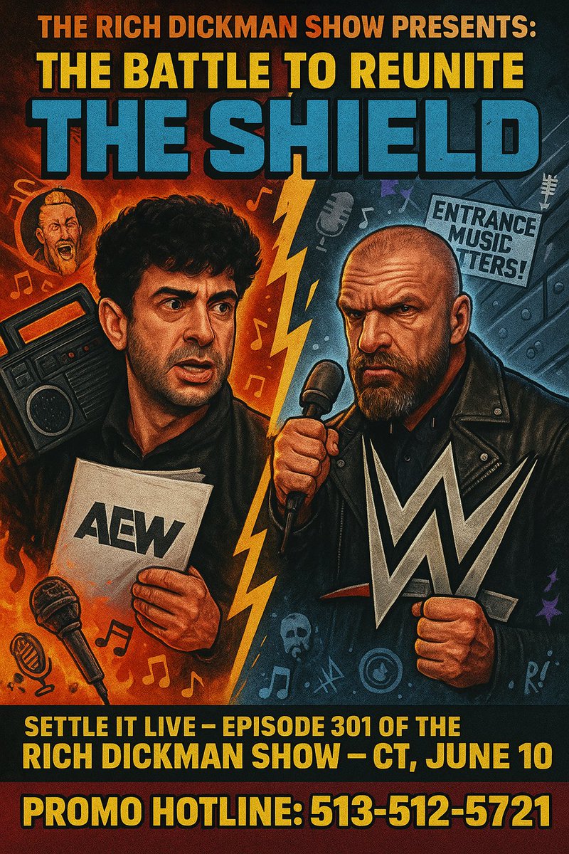 Randal_Dickman's tweet image. Correct number is 513-512-5721. Get your questions in for @TripleH and @TonyKhan in case I pull this off. There's a less than 0% chance here chat. 

#DoItForThePlot