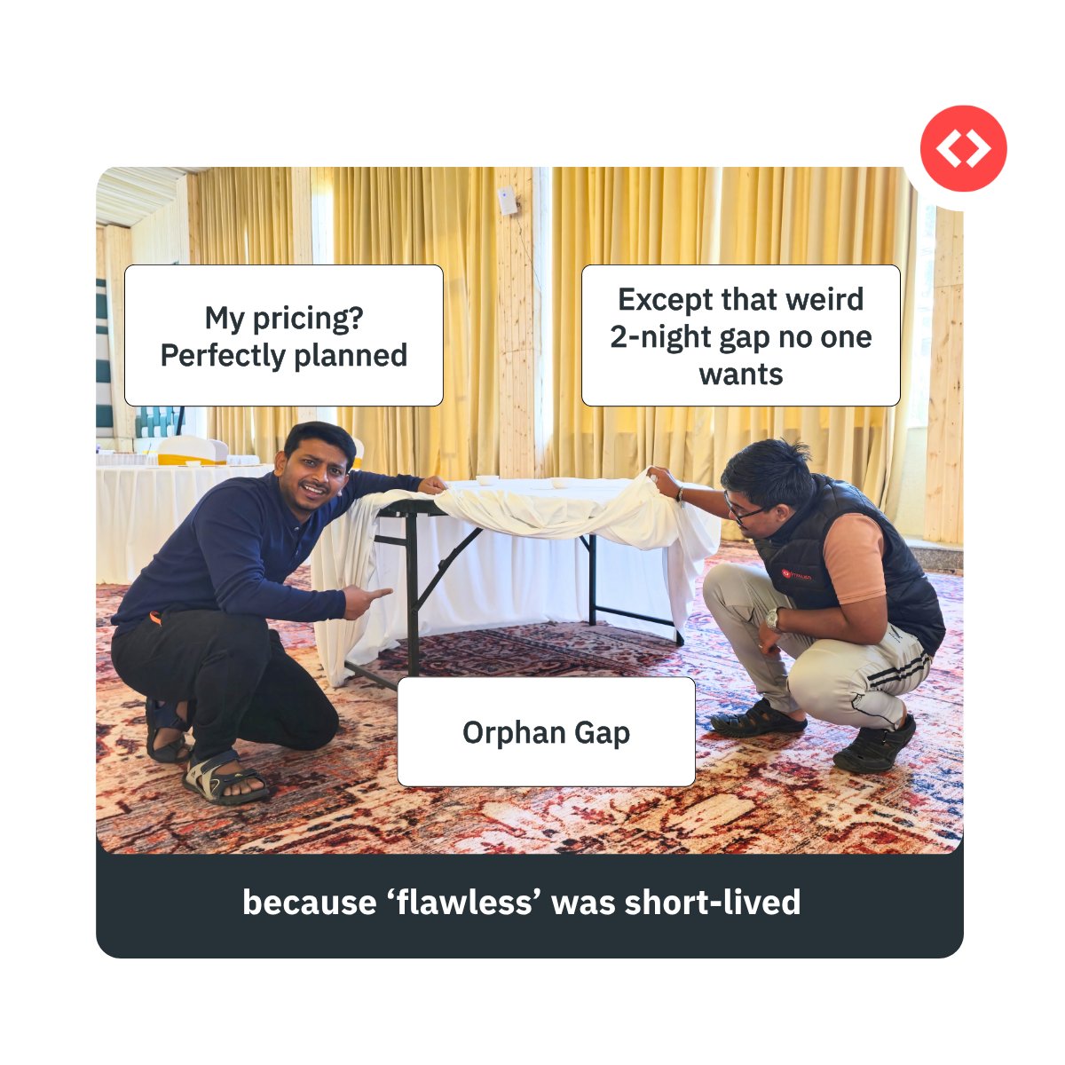 Just when you thought your calendar was flawless, until you found those awkward unbookable days...
 
Orphan gaps don't care how planned you are - luckily, we do. PriceLabs customizations have the real answers.