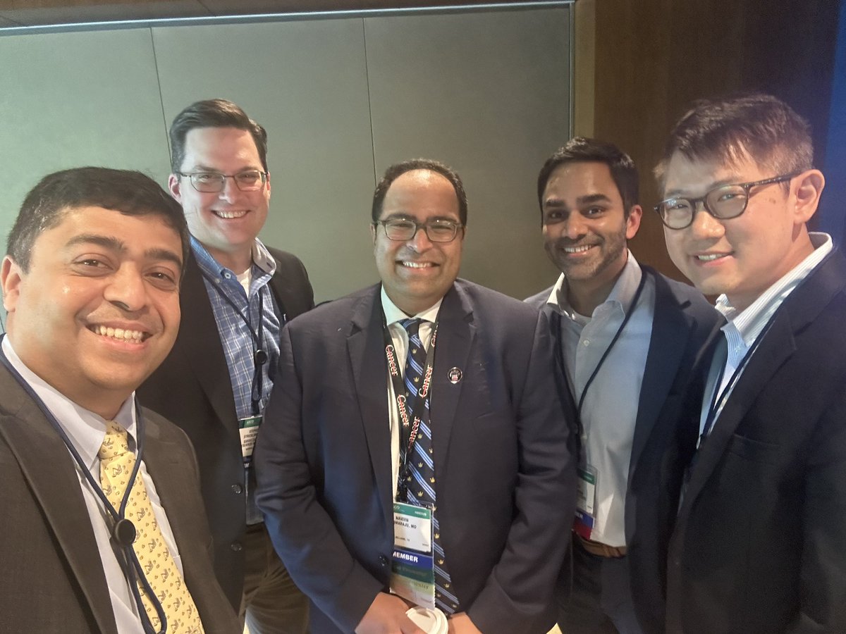 Naveen Pemmaraju, MD (@doctorpemm) on Twitter photo Nice to catch up with <a href="/VivekSubbiah/">Vivek Subbiah, MD</a> Steve Strickland <a href="/KrishPatelMD/">Krish Patel</a> & Hans Lee at #ASCO25 ! <a href="/doctorpemm/">Naveen Pemmaraju, MD</a> Nice to catch up with <a href="/VivekSubbiah/">Vivek Subbiah, MD</a> Steve Strickland <a href="/KrishPatelMD/">Krish Patel</a> & Hans Lee at #ASCO25 ! <a href="/doctorpemm/">Naveen Pemmaraju, MD</a>