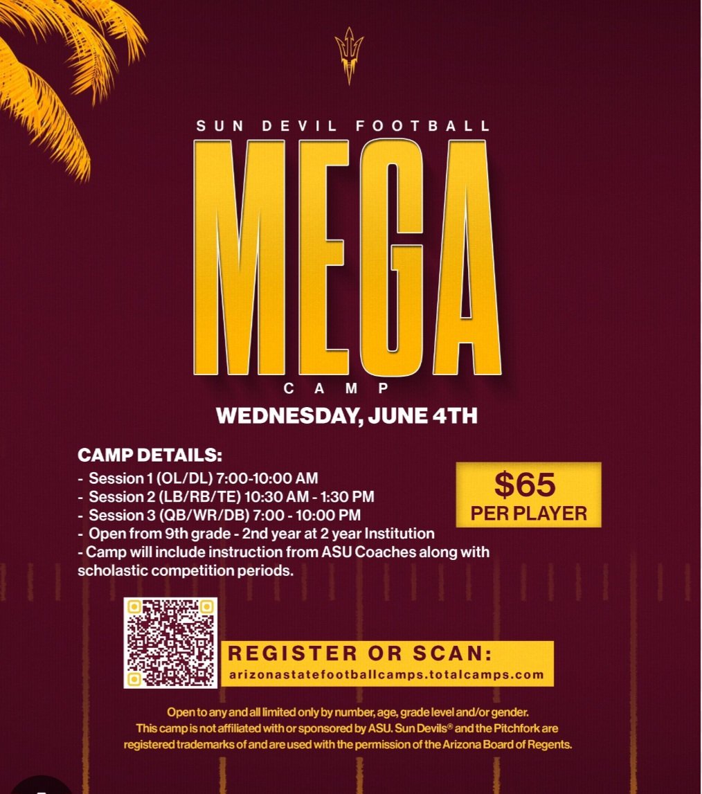 Kamari Maloy (@kamari_wxvy) on Twitter photo A Few days out!!
#Cali2Az
<a href="/BarstowFTBL/">Barstow Football</a> <a href="/Coach_Clay7/">Coach Clay</a>
<a href="/CoachWeev_Goat/">Coach Weev</a> <a href="/CoachHinesWard/">Hines Ward</a> <a href="/ASUFootball/">Sun Devil Football</a> A Few days out!!
#Cali2Az
<a href="/BarstowFTBL/">Barstow Football</a> <a href="/Coach_Clay7/">Coach Clay</a>
<a href="/CoachWeev_Goat/">Coach Weev</a> <a href="/CoachHinesWard/">Hines Ward</a> <a href="/ASUFootball/">Sun Devil Football</a>