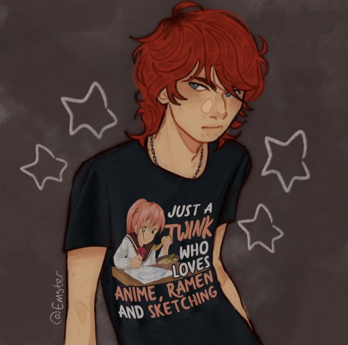 emstear_'s tweet photo. i drew this in 2024 and i want to redraw it but i don't think i can live up to this version.... i don't know what possessed me to draw nathaniel like this but he's beautiful https://t.co/ppXFshQ8pk