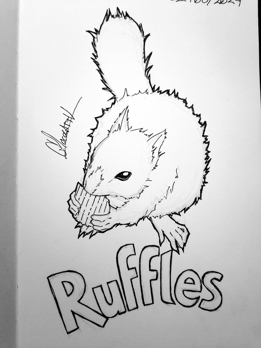 ChocolattV's tweet image. That bastard ate my chips...

#traditionalart