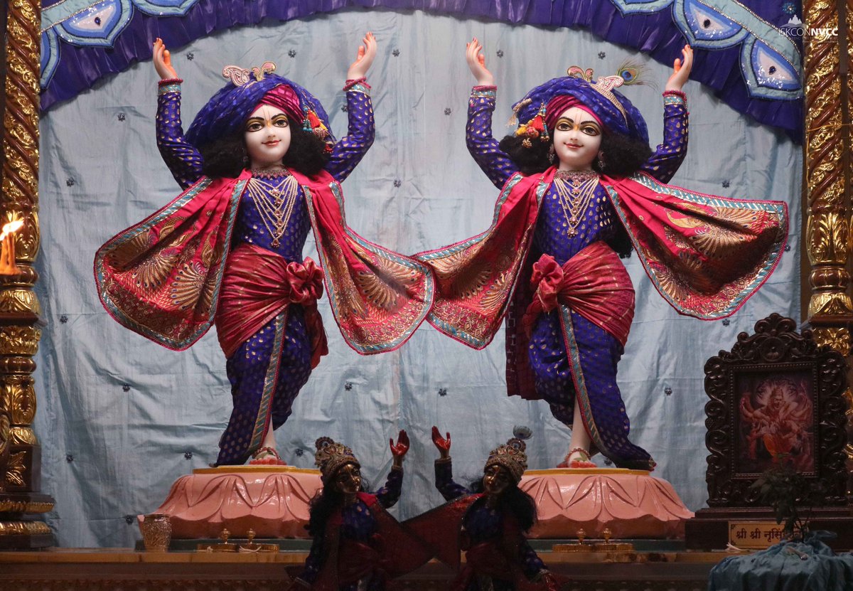 ISKCONPune's tweet photo. 🌷Mangal Arati Darshan🌷🗓02/06/2025🙏 🚩@ISKCONNVCCPune🚩
.
.
#ISKCON #ISKCONNVCC #ISKCONNVCCPune #ISKCONPune
#2ndjune #2ndjune2025 #Monday #Vrindavan
#Harinaamsankirtan #Radheshyamdas #Radheradhe
#Sankirtan #Kirtan #Mayapur #Prabhupada #iskconmandir
#GVE #GovardhanEcoVillage https://t.co/iAwi3JrB2L