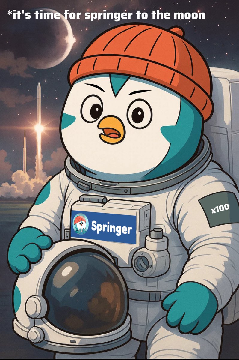 hilalrendang11's tweet photo. Space Mission: Springer x100 soon!!!
@springeronabs
#LilPudgy #Springer #AbstractMeme https://t.co/e2GX4HiuSo