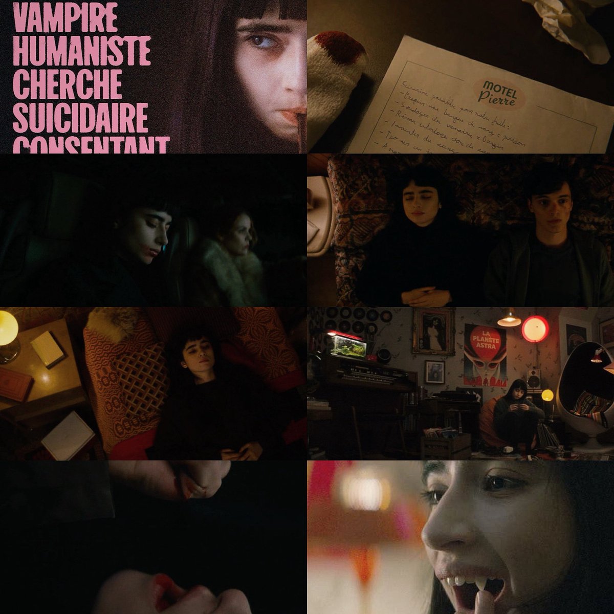 Sniff_y's tweet photo. VAMPIRE HUMANISTE CHERCHE SUICIDAIRE CONSENTANT(2024)

長いタイトルはそのままの内容だった
殺せない吸血鬼の少女と自殺願望のある青年の話
キュートで愛おしいふたり
エモーショナルで可愛い映画でした https://t.co/XKqiQaPCt2