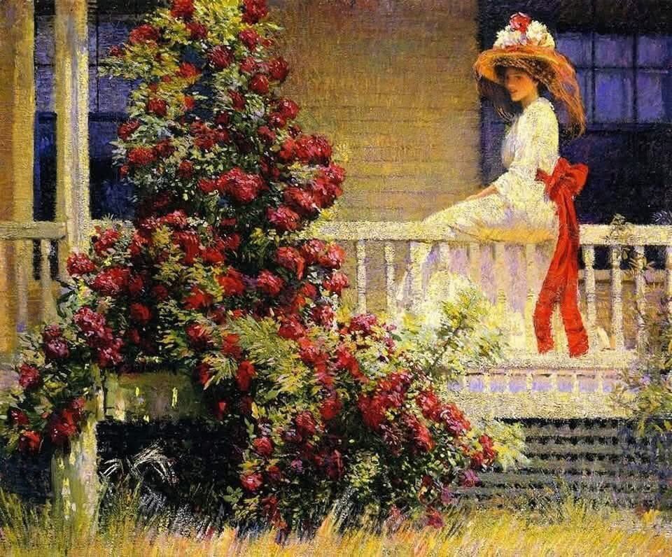 “La stella del
Mattino scrive sorridente l’arrivo della luce,nell’ultima pagina della notte”
Tagore
Buona giornata di pensieri bellissimi cara <a href="/Petra71301259/">Petra</a> e di attimi preziosi nel cuore
Nel delicato buongiorno ti giunge delicata la carezza
Philip Leslie Hale
Tra le rose