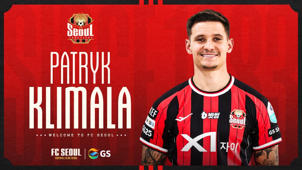 Paul Neat (@neatpaul) on Twitter photo ✍️ FC Seoul have signed striker Patryk Klimala.
#KLeague ✍️ FC Seoul have signed striker Patryk Klimala.
#KLeague
