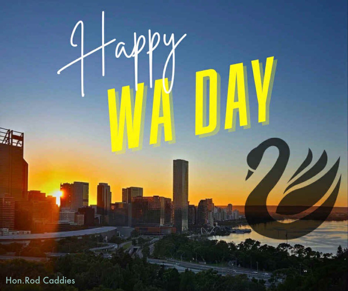 Happy WA Day to all! Proud to call this beautiful state home, have a fantastic day celebrating everything that makes WA great.