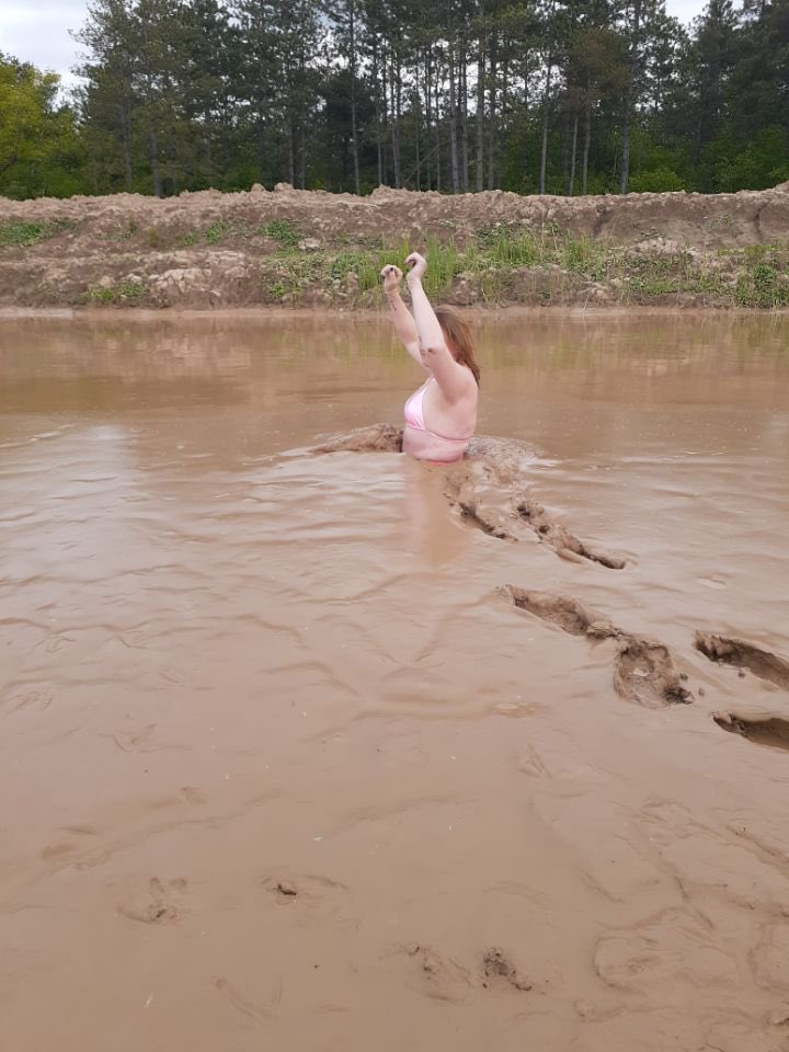It was too cold for me to be doing this today. But I couldn’t resist…