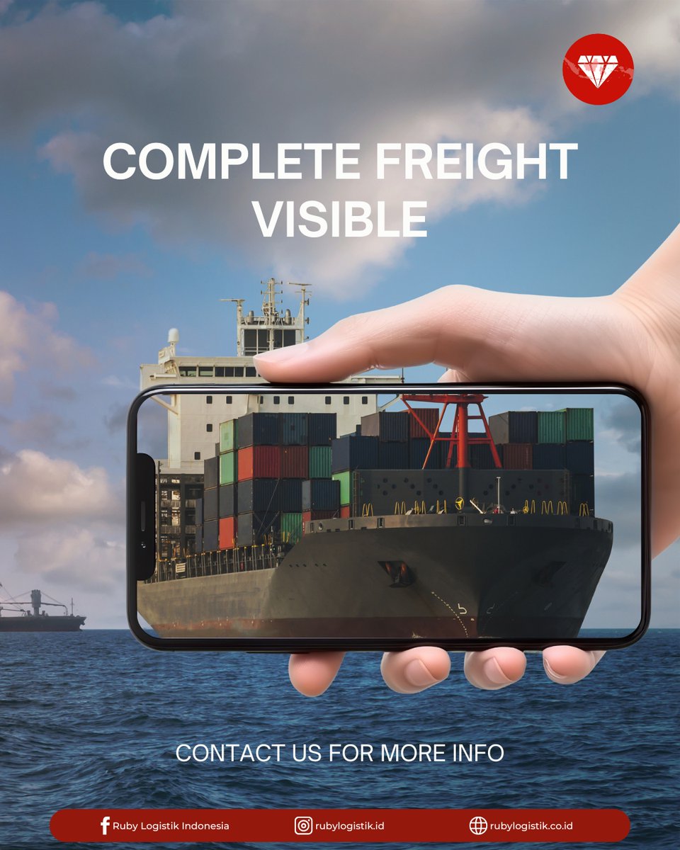 Rubylogistik's tweet image. No more guessing games. With our complete freight visibility service, you'll always know your cargo's position at every moment. #SupplyChainManagement #B2BLogistics #CargoTracking #ExportLogistics #rubylogistik #rubylogistikindonesia #rubygroup #morethanlogisticswearethesolution