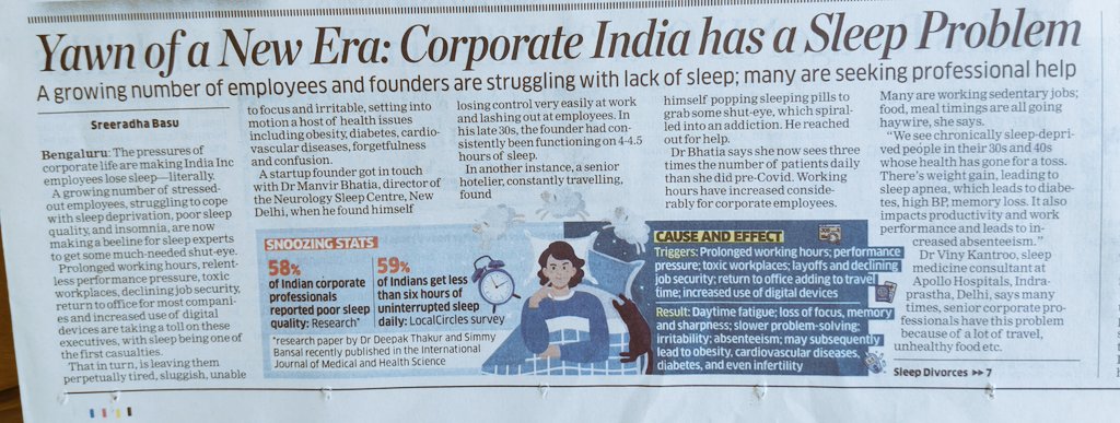THE NEXT BIG HEALTHTECH BET?

Looks like sleep clinics and sleeptech is going to be the next space investors and founders will be waking up to.

Hospitals have long had sleep study clinics, but now the separate branding of sleep study and improvement services will grow visibility