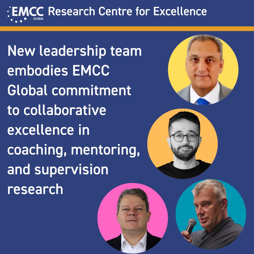 We are pleased to announce Jazz Rasool as our new EMCC Global Research Centre for Excellence (CfE), supported by a fantastic leadership team comprising Mick Lavin, Andrey Kostyk, and Domenico Tangredi.