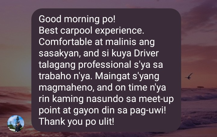 ChereachC's tweet photo. Feedback from our carpool goers for SB19 SaW In Bulacan D1 &amp; 2. 💙

Thank you so much po for trusting. We just took a break because of adulthings but we're still here to give you best products and services 🥺🥰 We Cherish you all! 

-🍒🍑
#CieCieChereach https://t.co/iaeUuiBj1y
