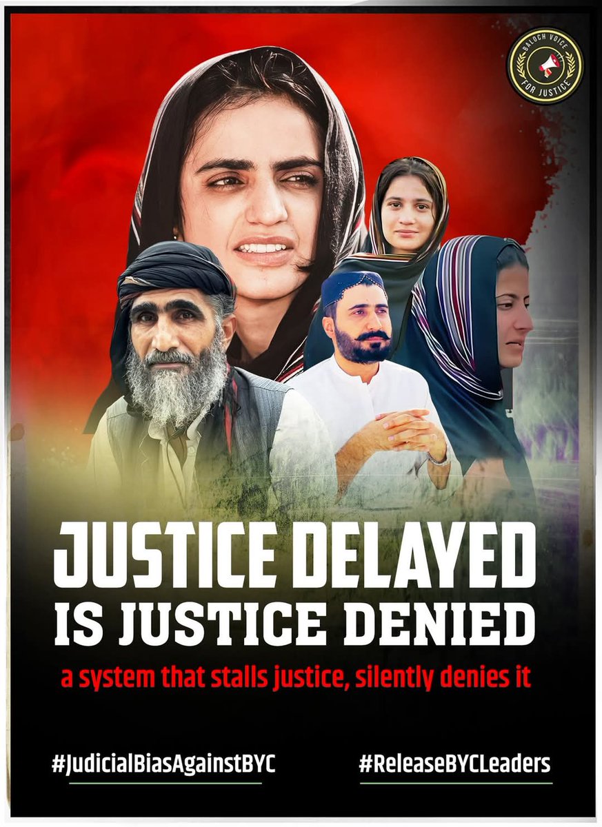 Chains were cast like shadows—
yet she walked in light.
Mahrang did not yield,
she taught the night to fight.

#ReleaseBYCLeaders
#StopBalochGenocide
#ReleaseMahrangBaloch