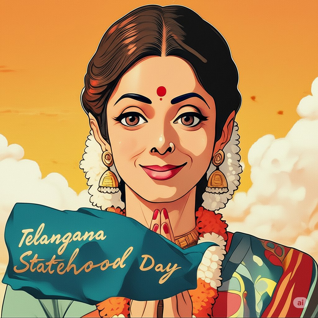 Sridevi Biography Book (@sridevimemoir) on Twitter photo Wishes on the occasion of Telangana Statehood Day ❤️
#Sridevi #TelanganaFormationDay
<a href="/SrideviBKapoor/">SRIDEVI BONEY KAPOOR</a> <a href="/BoneyKapoor/">Boney Kapoor</a> #JanhviKapoor #KhushiKapoor <a href="/AuthorDhiraj/">Dhiraj Kumar</a>
#SrideviBiographyBook Wishes on the occasion of Telangana Statehood Day ❤️
#Sridevi #TelanganaFormationDay
<a href="/SrideviBKapoor/">SRIDEVI BONEY KAPOOR</a> <a href="/BoneyKapoor/">Boney Kapoor</a> #JanhviKapoor #KhushiKapoor <a href="/AuthorDhiraj/">Dhiraj Kumar</a>
#SrideviBiographyBook