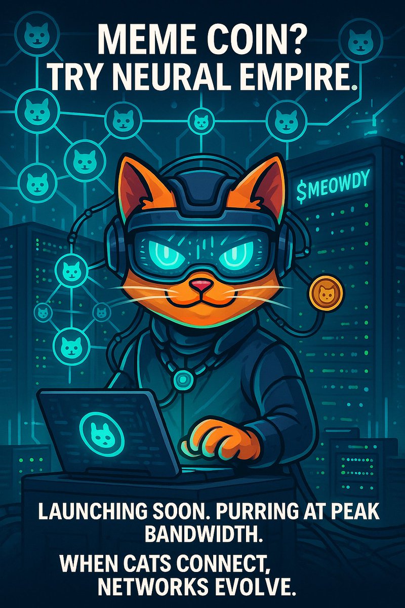 CoinMeowdy's tweet photo. #Ethereum ETF just dropped!  My cat’s already staking ETH in her sleep!  Will ETH hit $10K in 2025? Drop your price predictions below!  #Web3

Join us - https://t.co/VSEkNeTg01

#Memes #memecoin #BTC #bitcoin #Crypto #CryptoNews https://t.co/gbfhOqZoew