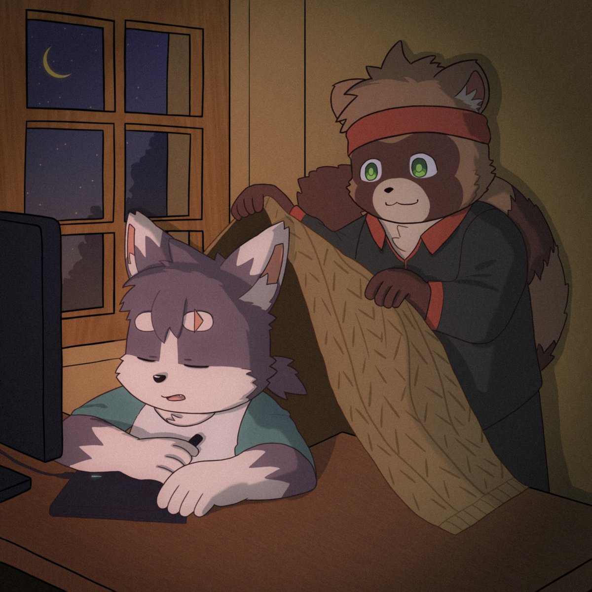 HazamaSoraya's tweet image. happy birthday! @Yama_wolfsoul 🎂🎉
your art has always been a warm inspiration