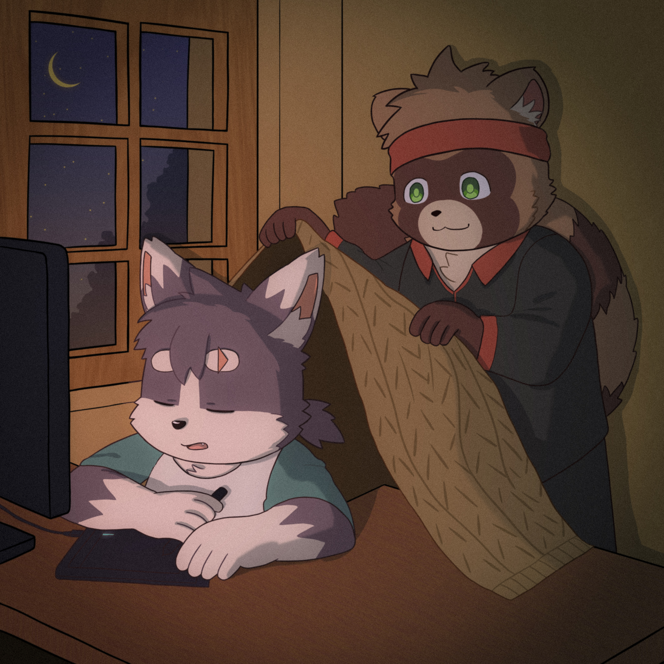 Wolfy さま off-duty hours for the WolvesLair 😑……… #喜羊羊与灰太狼