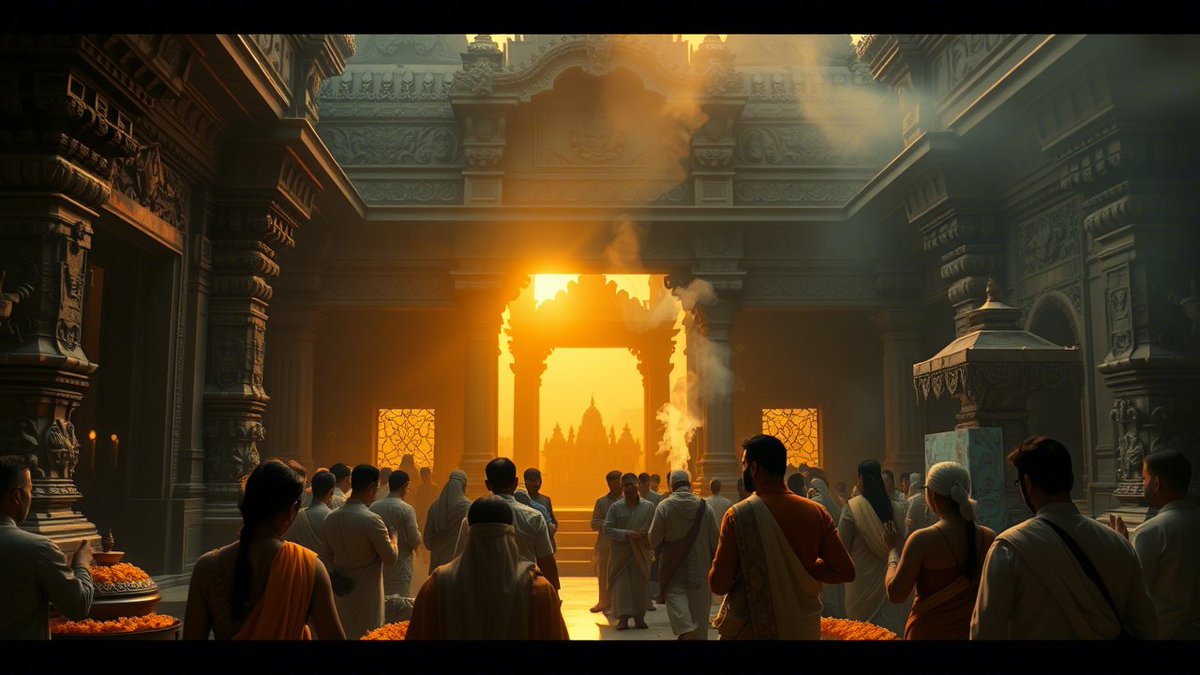 Grokified_S's tweet photo. Temple of Light: A Sunrise Awakening in the Mountains

#SunriseTemple #MountainMeditation #PeacefulMorning #SpiritualJourney #MonasticLife #CinematicVibes #DevotionInMotion #AIArt #TimeLapseMagic #AestheticScene #SereneMoods #TempleVibes #LightOverDarkness https://t.co/gK37FzWTah