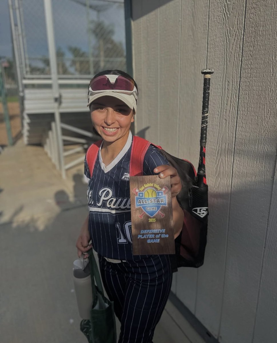 SPHS Swordsmen_fans (@swordsmen_fans) on Twitter photo ⚔️🥎 Congratulations to <a href="/DainaMunoz10/">Daina Muñoz</a> competing in the San Gabriel Valley All-Star Game was named Defensive MVP. She, also, went 2-3 at the plate with 2 RBI and 2 runs scored. <a href="/SGVNSports/">Fred J. Robledo 👨🏻💻</a> <a href="/James_Escarcega/">James Escarcega 📈🏈🏀⚾️🥎 🤼🤽🏽♂️🏊🏼♀️🏌🏻⚽️</a> <a href="/GhostsofStPaul/">The Ghosts of St. Paul Football</a> <a href="/SPHSSports/">@SwordsmenAthletics</a> <a href="/CoachJessem/">Coach Muñoz</a> ⚔️🥎 Congratulations to <a href="/DainaMunoz10/">Daina Muñoz</a> competing in the San Gabriel Valley All-Star Game was named Defensive MVP. She, also, went 2-3 at the plate with 2 RBI and 2 runs scored. <a href="/SGVNSports/">Fred J. Robledo 👨🏻💻</a> <a href="/James_Escarcega/">James Escarcega 📈🏈🏀⚾️🥎 🤼🤽🏽♂️🏊🏼♀️🏌🏻⚽️</a> <a href="/GhostsofStPaul/">The Ghosts of St. Paul Football</a> <a href="/SPHSSports/">@SwordsmenAthletics</a> <a href="/CoachJessem/">Coach Muñoz</a>