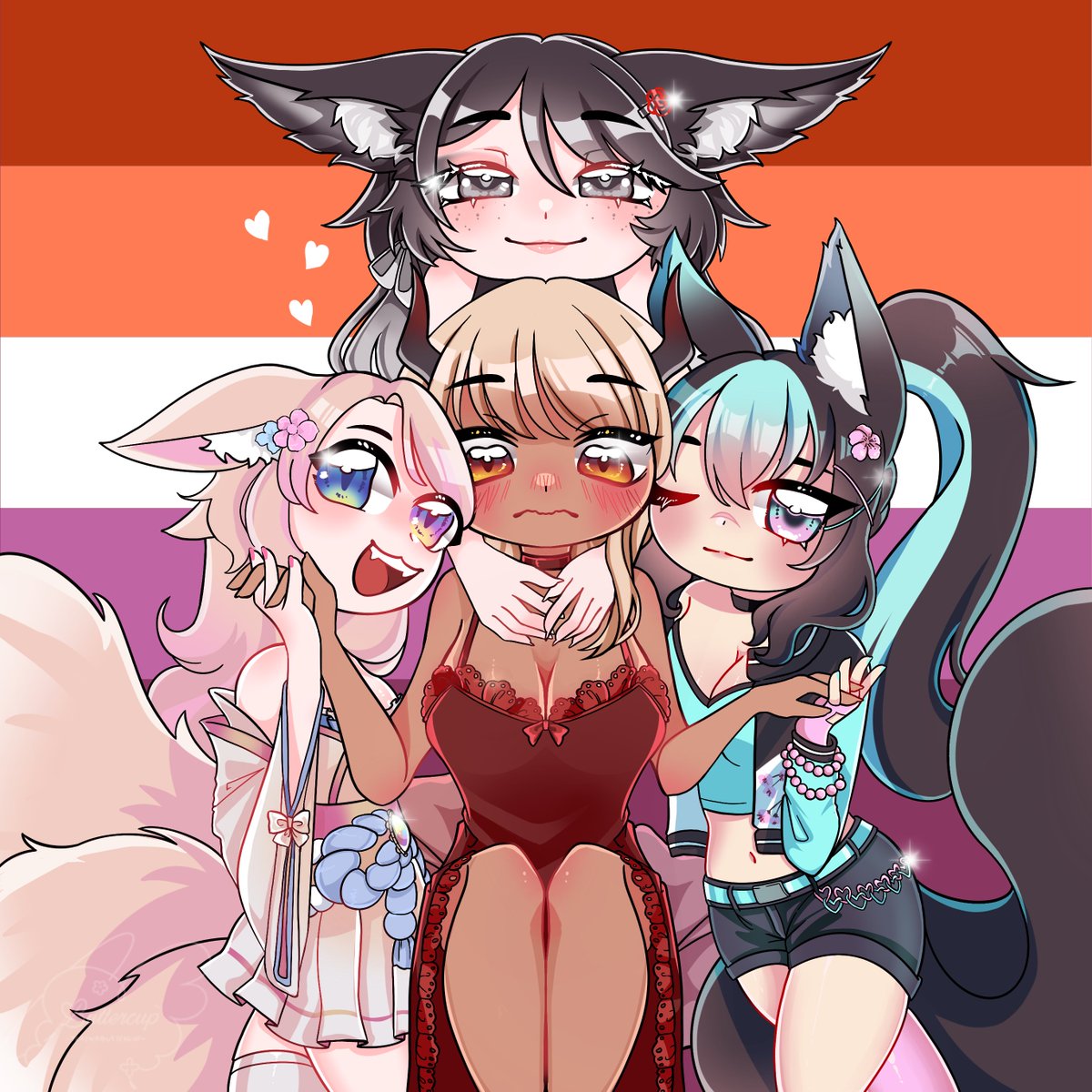 Happy pride month to all of my Zuiknights! I'm proud of you. You'll always be accepted for who you are on my streams. Whether you're still in or out of the closet, you'll always have a place and safe space in my community. #PrideMonth #Lesbian