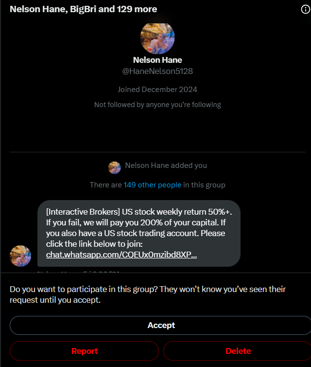 lildesigns1's tweet image. Another day, another scam group DM promising 200% returns 💀 Like bro, it’s 2025. Is it just me or are y’all also getting spammed with these fake investor cults lately?

#ScamAlert #TwitterSpam #FakeInvestors