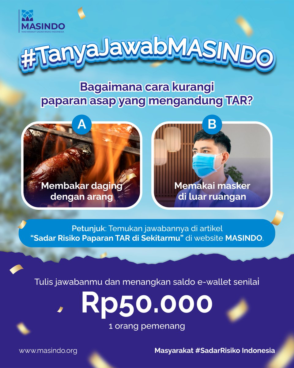 Yuk, ikuti #TanyaJawabMASINDO dan menangkan saldo e-wallet senilai Rp50.000!

#Giveaway #Kuis #kuisberhadiah #giveawayindonesia #giveawayalert #GAsaldo #quiztime