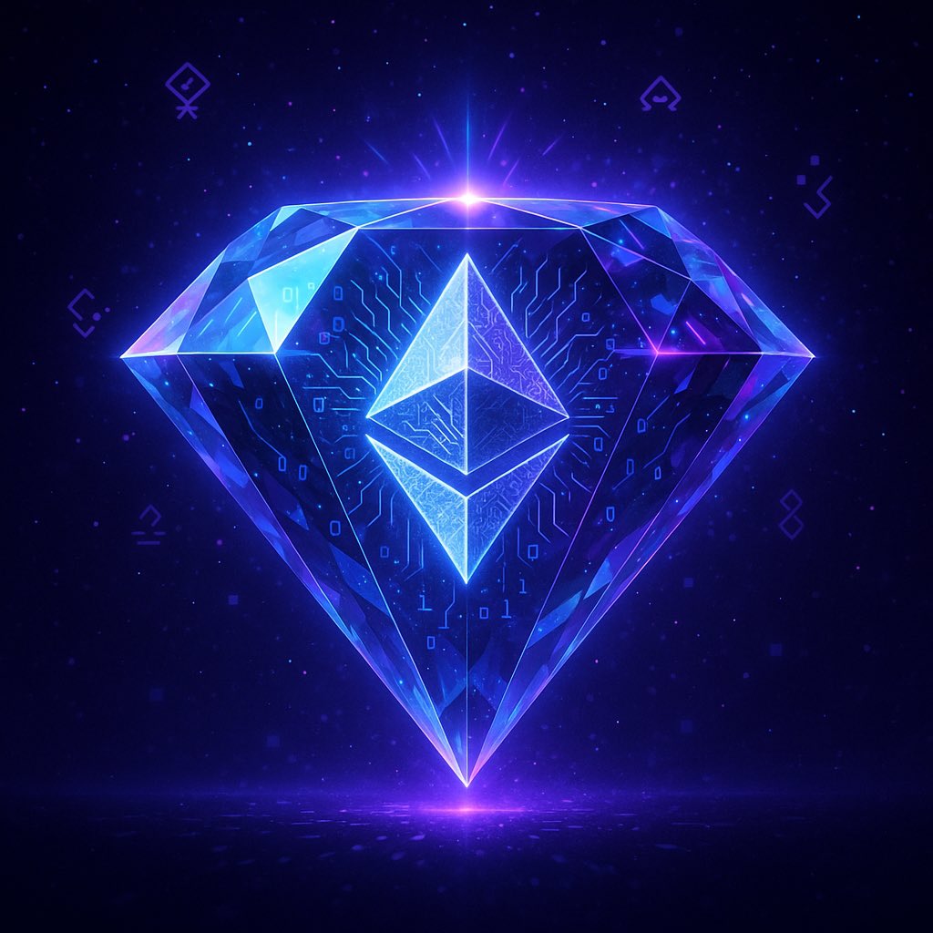 sreeramkannan's tweet photo. ETH: Eternal Trust Hardened. 

Verifiable forever. 
Programmable trust. 
Hardened in code.

The diamond standard for 
decentralized coordination. https://t.co/owQjnVJ4dF