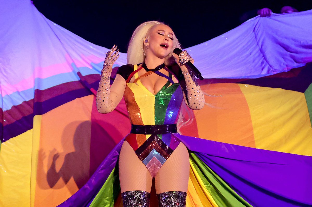 Happy Pride to all of the Christina Aguilera fans!!! The fighters continue to fight for equality and unity and Queen Christina will always be a gay icon! 👑🏳️‍🌈❤️