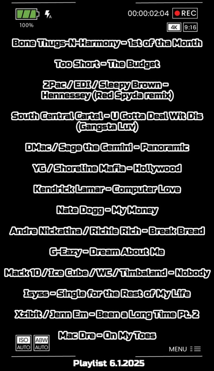 Cash them checks and come up....

Tonight's playlist 🌥️

#WestCoastEveryday <a href="/Q971radio/">Q97.1 Radio</a>