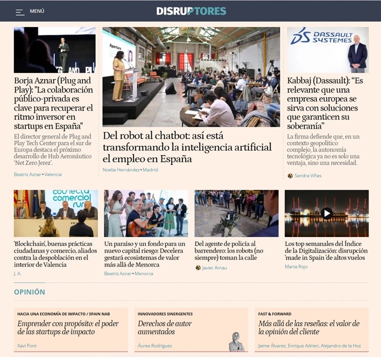 📰 ¡Feliz #lunes! Nuestra portada:
➡️ f.mtr.cool/dlahibldqa

🤖 Del robot al chatbot: así está transformando la IA el empleo 
➡️ elespanol.com/invertia/disru…
✍️ <a href="/NoeliaHn/">Noelia Hernández Nieto</a> 

🗣️ Entrevista a Borja Aznar (Plug and Play)
➡️ elespanol.com/invertia/disru…
✍️ <a href="/beazmi/">Beatriz Aznar Millán</a>